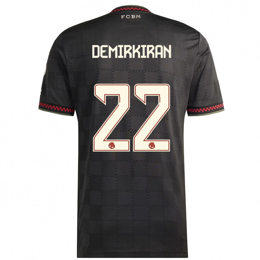 Danxen Herren Ediz Demirkiran #22 Schwarz Weiß Ausweichtrikot Trikot 2025/26 T-Shirt Schweiz