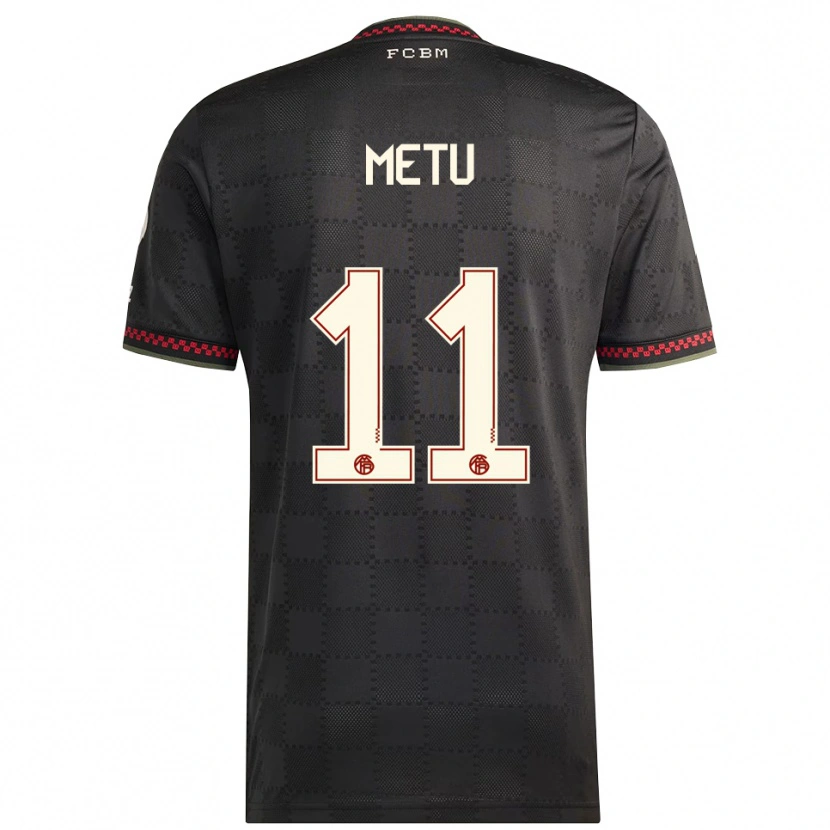 Danxen Herren Emilian Metu #11 Schwarz Weiß Ausweichtrikot Trikot 2025/26 T-Shirt Schweiz