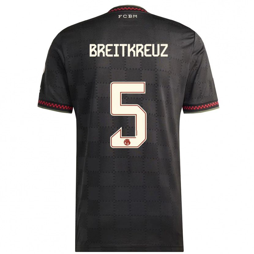 Danxen Herren Steve Breitkreuz #5 Schwarz Weiß Ausweichtrikot Trikot 2025/26 T-Shirt Schweiz