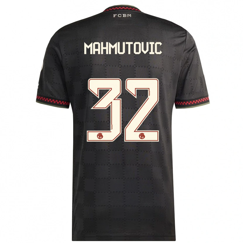 Danxen Herren Ena Mahmutovic #32 Schwarz Weiß Ausweichtrikot Trikot 2025/26 T-Shirt Schweiz