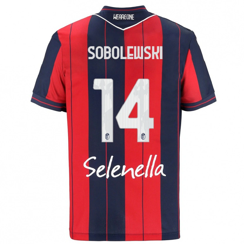 Danxen Damen Konrad Sobolewski #14 Rot Marineblau Heimtrikot Trikot 2025/26 T-Shirt Schweiz