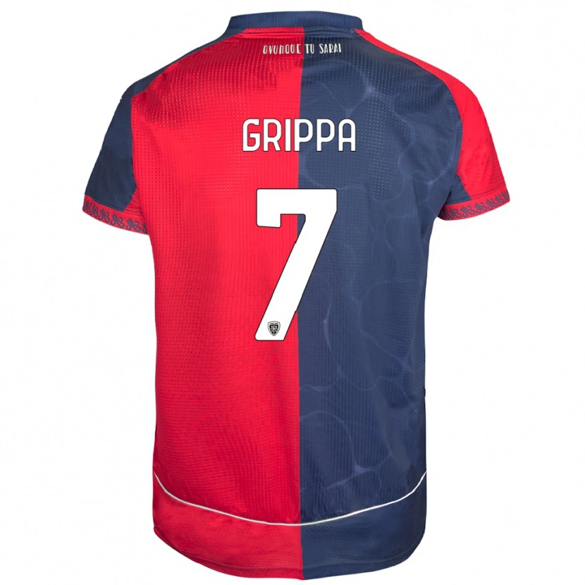 Danxen Damen Giosuè Grippa #7 Rot Marineblau Heimtrikot Trikot 2025/26 T-Shirt Schweiz