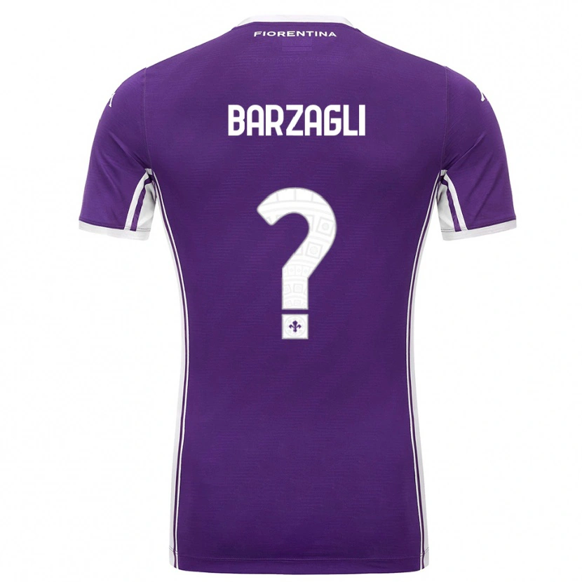 Danxen Damen Mattia Barzagli #0 Lila Weiß Heimtrikot Trikot 2025/26 T-Shirt Schweiz