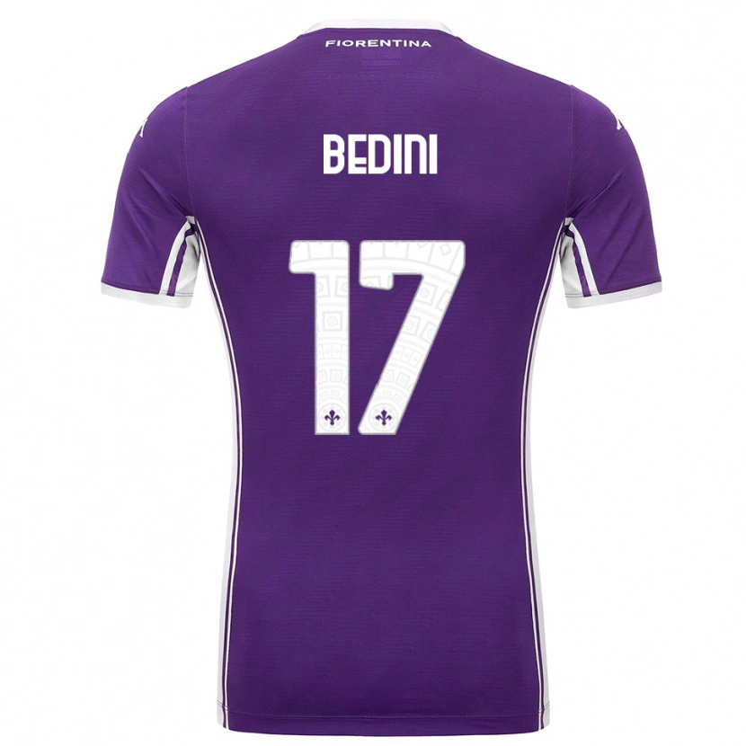Danxen Damen Benedetta Bedini #17 Lila Weiß Heimtrikot Trikot 2025/26 T-Shirt Schweiz