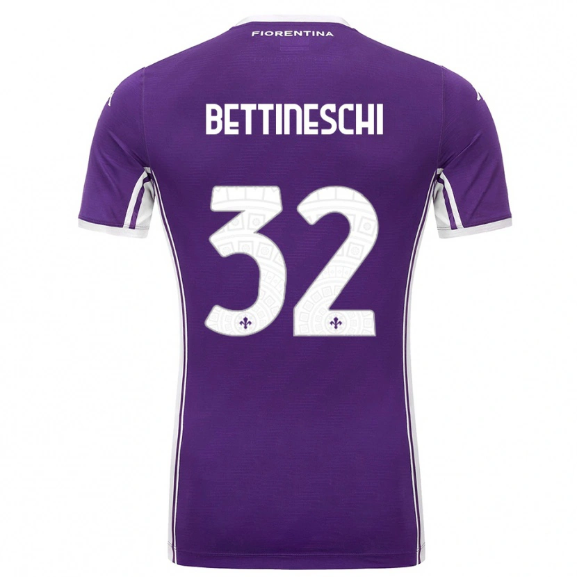 Danxen Damen Giorgia Bettineschi #32 Lila Weiß Heimtrikot Trikot 2025/26 T-Shirt Schweiz