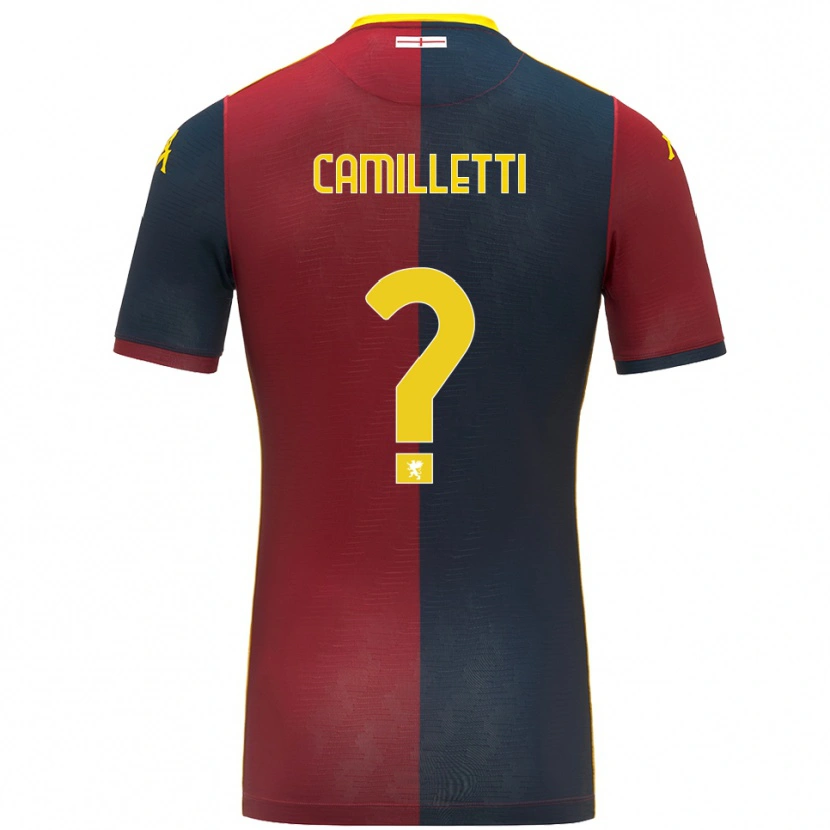 Danxen Damen Giovanni Camilletti #0 Rot Königsblau Heimtrikot Trikot 2025/26 T-Shirt Schweiz