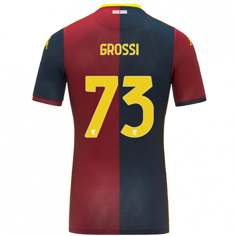 Danxen Damen Jacopo Grossi #73 Rot Königsblau Heimtrikot Trikot 2025/26 T-Shirt Schweiz