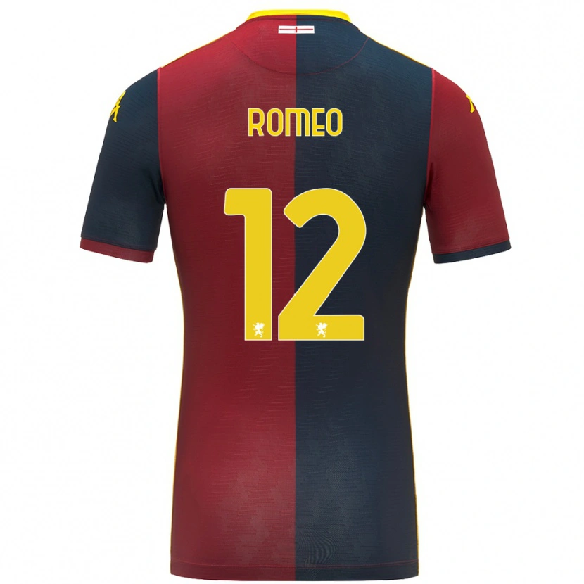Danxen Damen Emanuele Romeo #12 Rot Königsblau Heimtrikot Trikot 2025/26 T-Shirt Schweiz