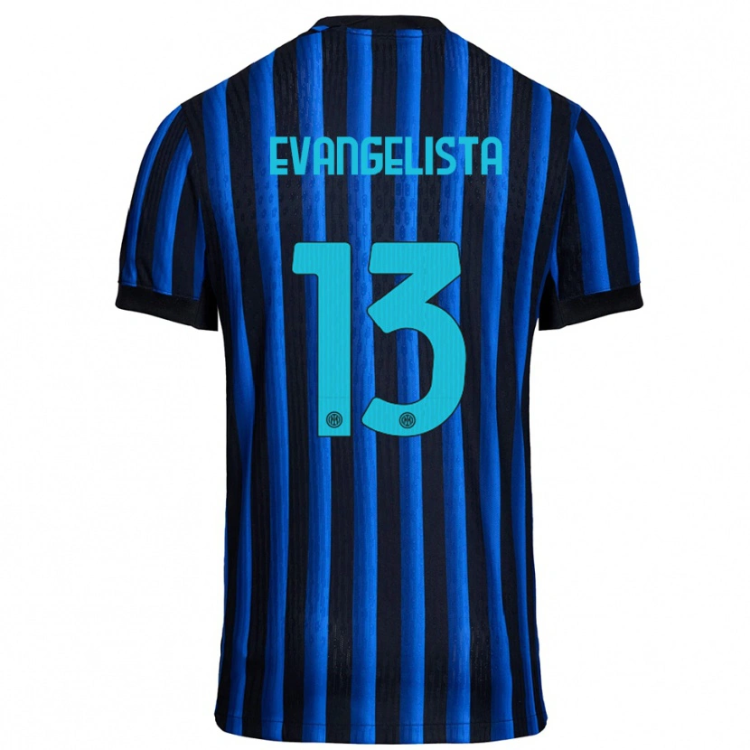 Danxen Damen Edoardo Evangelista #13 Schwarz Blau Heimtrikot Trikot 2025/26 T-Shirt Schweiz