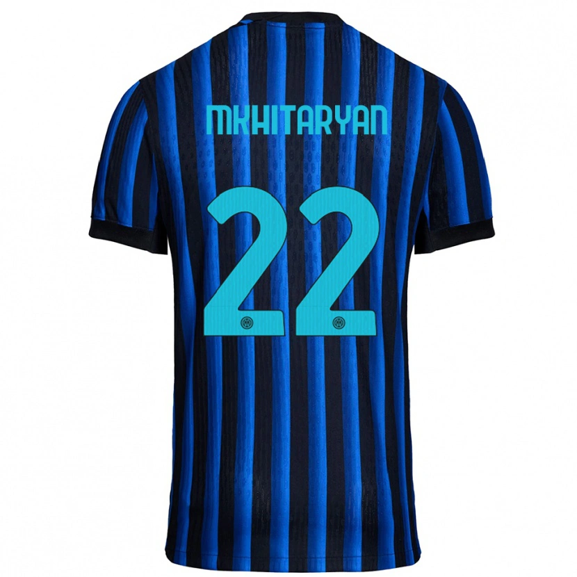 Danxen Damen Henrikh Mkhitaryan #22 Schwarz Blau Heimtrikot Trikot 2025/26 T-Shirt Schweiz