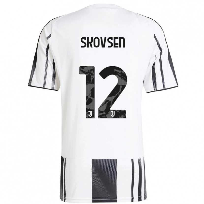 Danxen Damen Matilde Lundorf Skovsen #12 Weiß Schwarz Heimtrikot Trikot 2025/26 T-Shirt Schweiz
