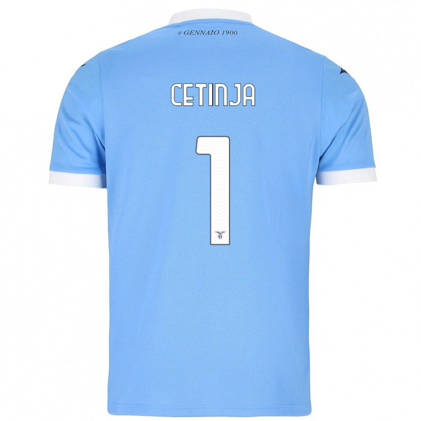 Danxen Damen Sara Cetinja #1 Himmelblau Weiß Heimtrikot Trikot 2025/26 T-Shirt Schweiz
