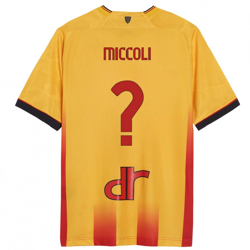 Danxen Damen Riccardo Miccoli #0 Gelb Orange Heimtrikot Trikot 2025/26 T-Shirt Schweiz