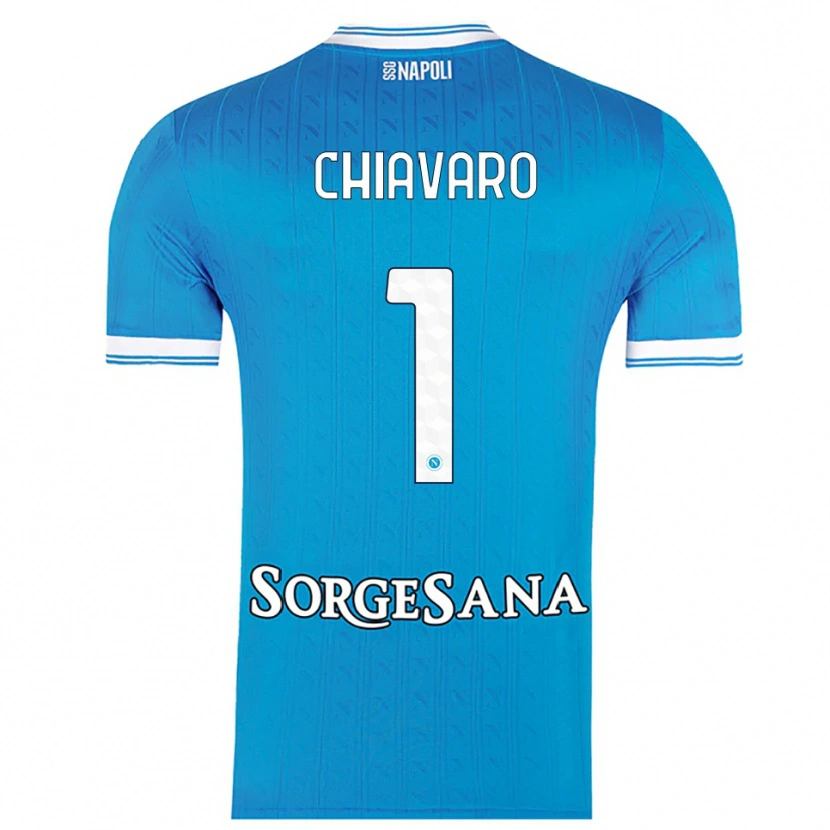 Danxen Damen Kelly Chiavaro #1 Himmelblau Weiß Heimtrikot Trikot 2025/26 T-Shirt Schweiz