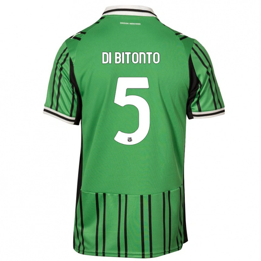 Danxen Damen Alessandro Di Bitonto #5 Grün Schwarz Heimtrikot Trikot 2025/26 T-Shirt Schweiz