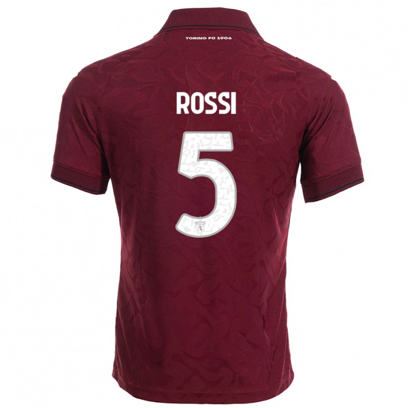 Danxen Damen Simone Rossi #5 Burgunderrot Weiß Heimtrikot Trikot 2025/26 T-Shirt Schweiz