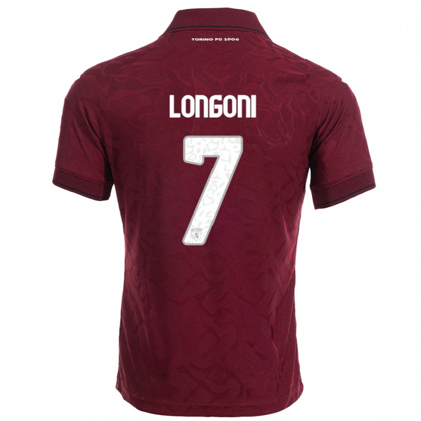 Danxen Damen Marco Longoni #7 Burgunderrot Weiß Heimtrikot Trikot 2025/26 T-Shirt Schweiz