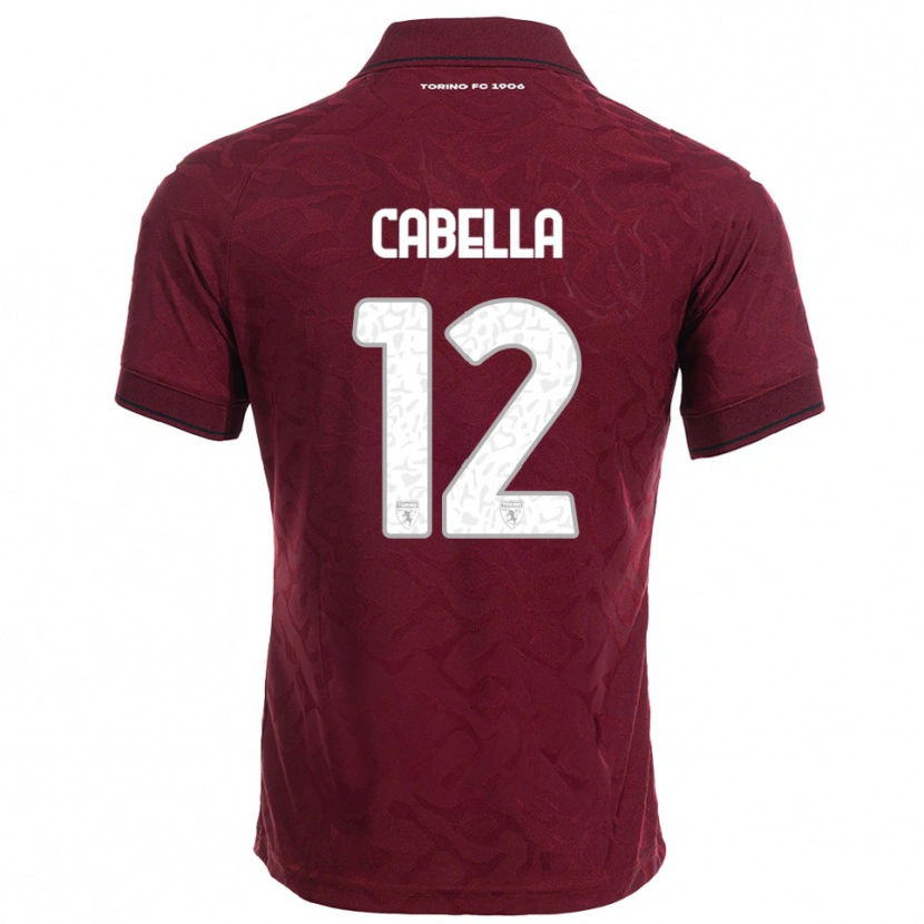 Danxen Damen Matteo Cabella #12 Burgunderrot Weiß Heimtrikot Trikot 2025/26 T-Shirt Schweiz