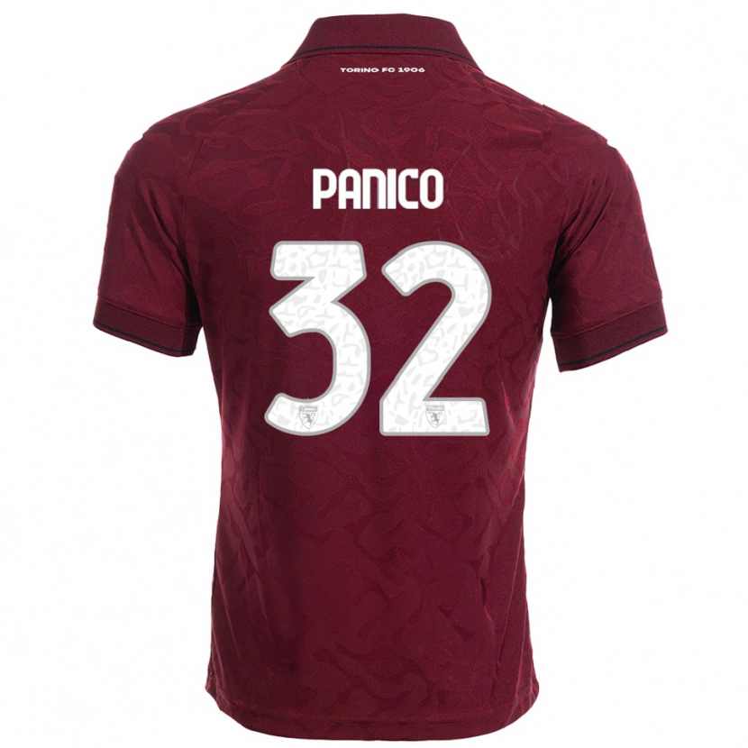 Danxen Damen Patrizia Panico #32 Burgunderrot Weiß Heimtrikot Trikot 2025/26 T-Shirt Schweiz
