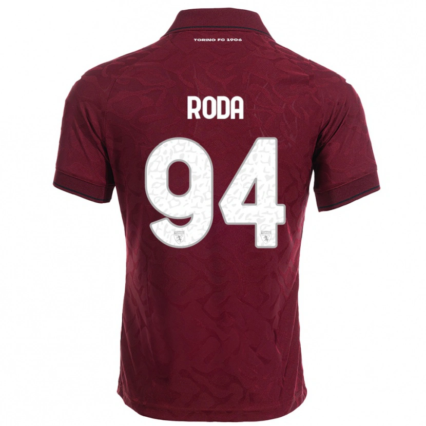 Danxen Damen Alex Roda #94 Burgunderrot Weiß Heimtrikot Trikot 2025/26 T-Shirt Schweiz