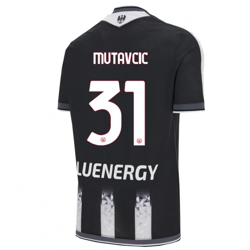Danxen Damen Jan Mutavcic #31 Schwarz Weiß Heimtrikot Trikot 2025/26 T-Shirt Schweiz