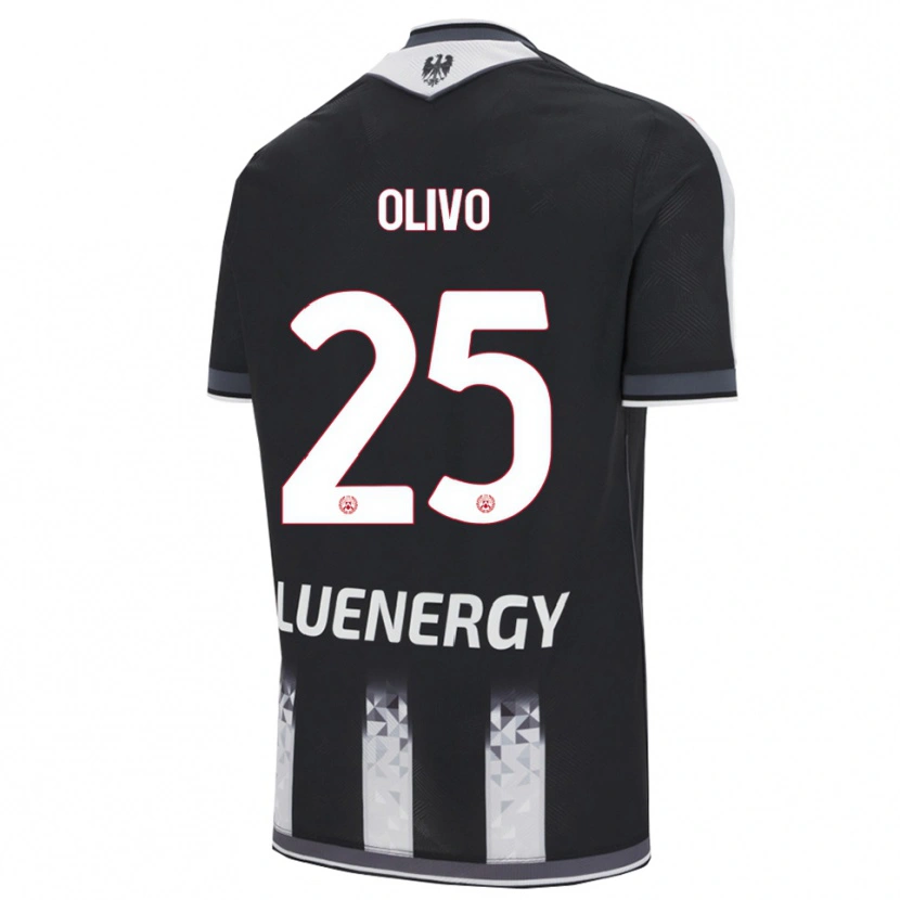 Danxen Damen Gioele Olivo #25 Schwarz Weiß Heimtrikot Trikot 2025/26 T-Shirt Schweiz