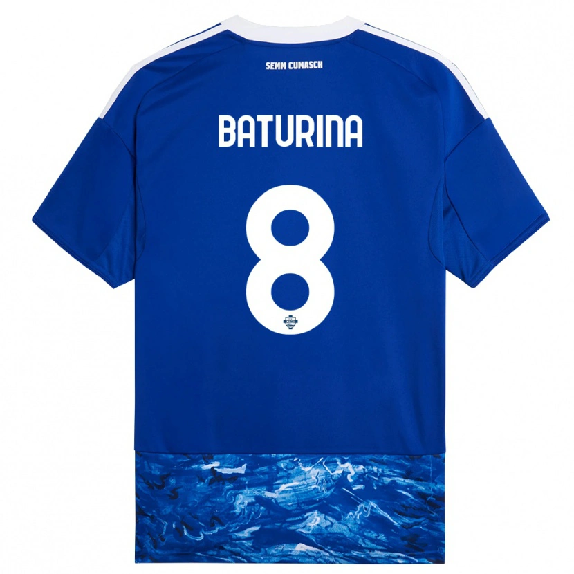 Danxen Damen Martin Baturina #8 Blau Weiß Heimtrikot Trikot 2025/26 T-Shirt Schweiz
