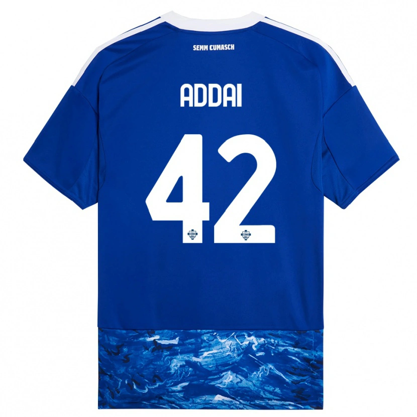 Danxen Damen Jayden Addai #42 Blau Weiß Heimtrikot Trikot 2025/26 T-Shirt Schweiz