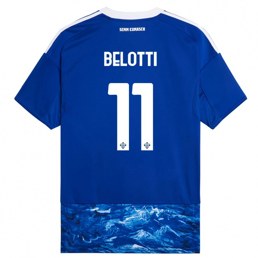 Danxen Damen Andrea Belotti #11 Blau Weiß Heimtrikot Trikot 2025/26 T-Shirt Schweiz