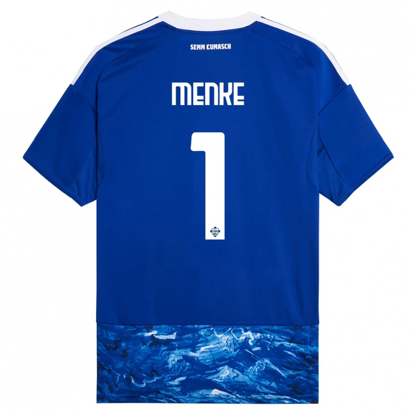 Danxen Damen Henrique Menke #1 Blau Weiß Heimtrikot Trikot 2025/26 T-Shirt Schweiz