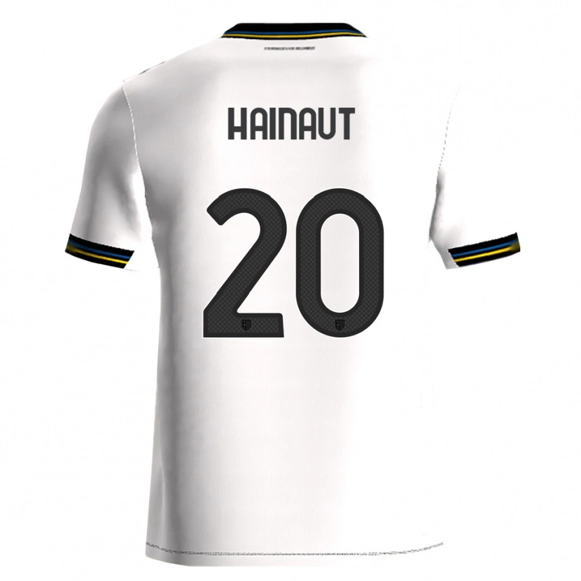 Danxen Damen Antoine Hainaut #20 Weiß Schwarz Heimtrikot Trikot 2025/26 T-Shirt Schweiz