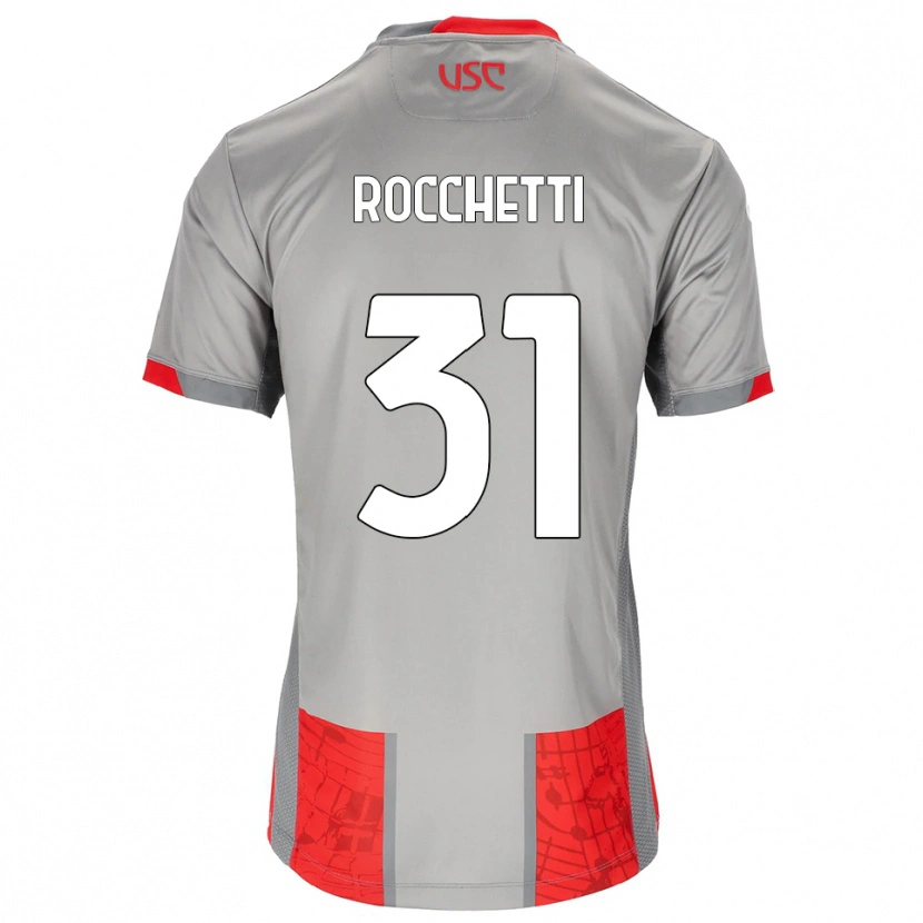 Danxen Damen Yuri Rocchetti #31 Rot Grau Heimtrikot Trikot 2025/26 T-Shirt Schweiz