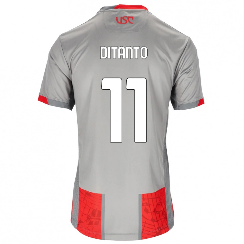Danxen Damen Tiziano Ditanto #11 Rot Grau Heimtrikot Trikot 2025/26 T-Shirt Schweiz