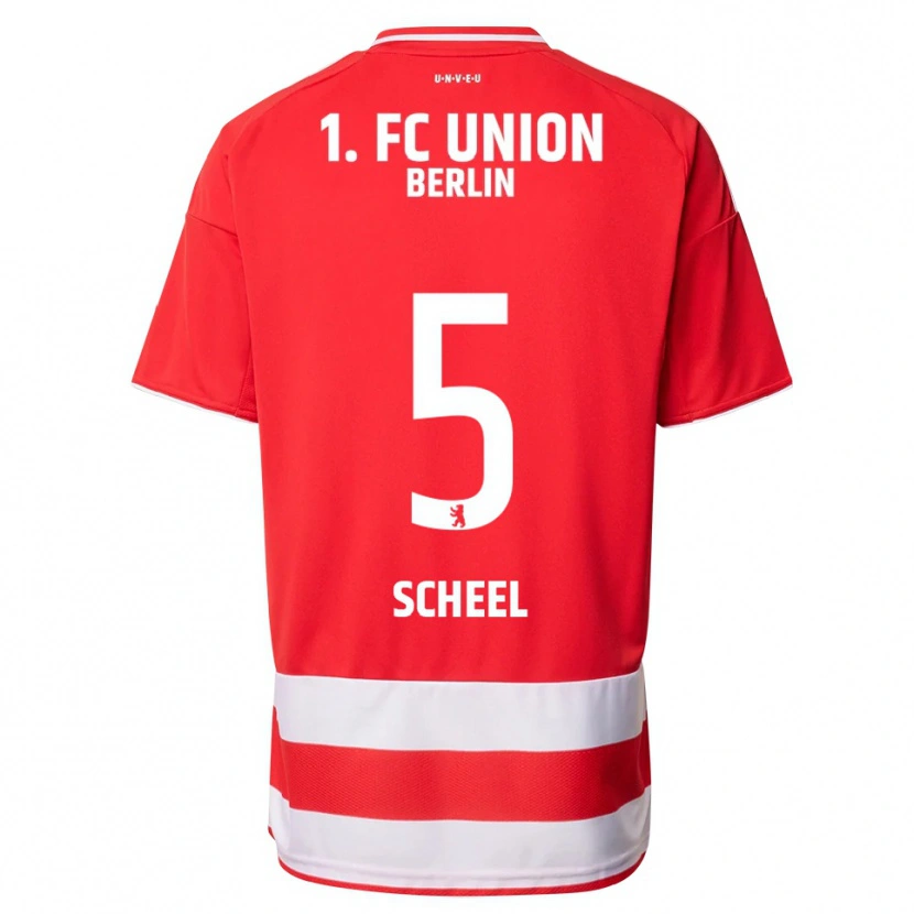 Danxen Damen Luca Scheel #5 Rot Weiß Heimtrikot Trikot 2025/26 T-Shirt Schweiz