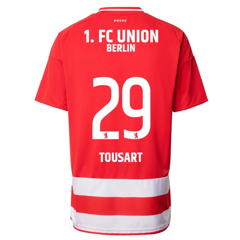 Danxen Damen Lucas Tousart #29 Rot Weiß Heimtrikot Trikot 2025/26 T-Shirt Schweiz