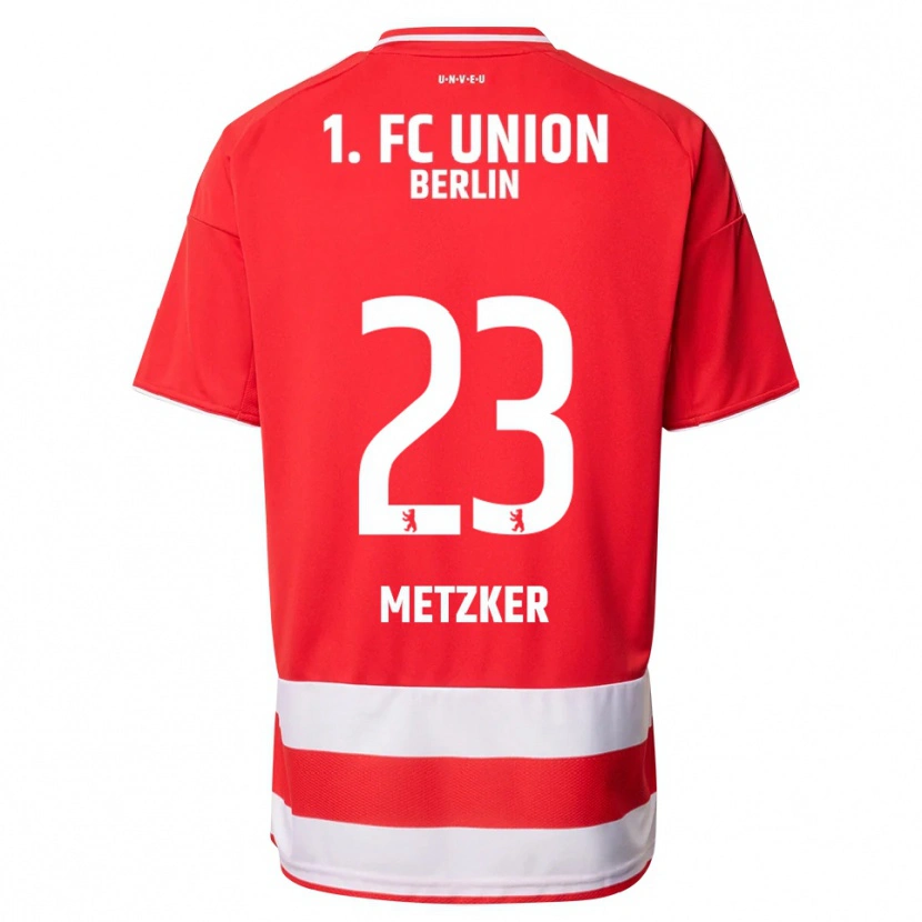 Danxen Damen Pia Metzker #23 Rot Weiß Heimtrikot Trikot 2025/26 T-Shirt Schweiz