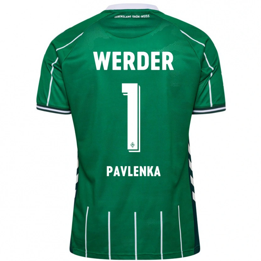 Danxen Damen Jiri Pavlenka #1 Grün Weiß Heimtrikot Trikot 2025/26 T-Shirt Schweiz