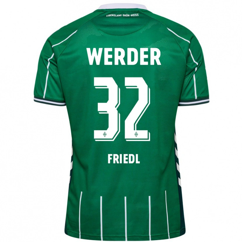 Danxen Damen Marco Friedl #32 Grün Weiß Heimtrikot Trikot 2025/26 T-Shirt Schweiz
