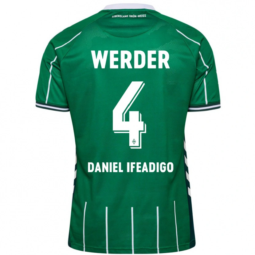 Danxen Damen Kamsiyonna Daniel Ifeadigo #4 Grün Weiß Heimtrikot Trikot 2025/26 T-Shirt Schweiz