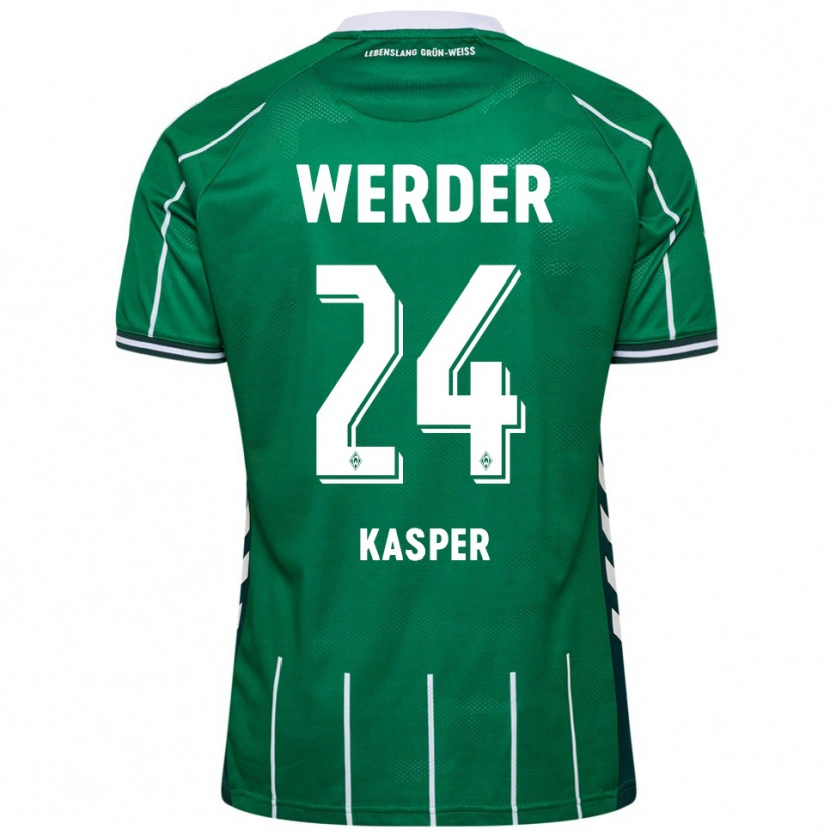Danxen Damen Dominik Kasper #24 Grün Weiß Heimtrikot Trikot 2025/26 T-Shirt Schweiz