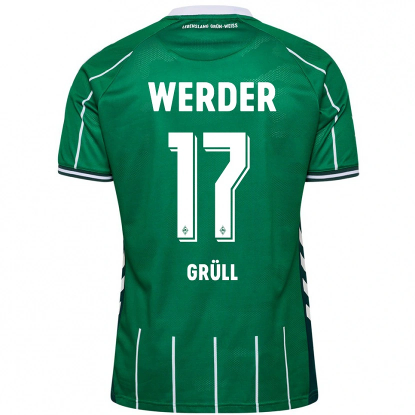 Danxen Damen Marco Grüll #17 Grün Weiß Heimtrikot Trikot 2025/26 T-Shirt Schweiz