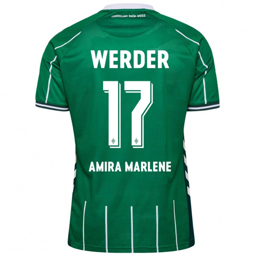 Danxen Damen Amira Marlene Dahl #17 Grün Weiß Heimtrikot Trikot 2025/26 T-Shirt Schweiz