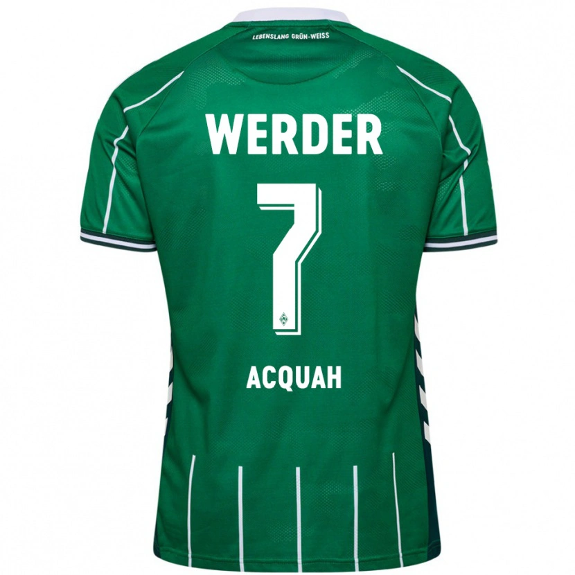 Danxen Damen Joseph Shadrach Acheampong Acquah #7 Grün Weiß Heimtrikot Trikot 2025/26 T-Shirt Schweiz