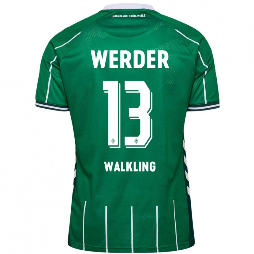 Danxen Damen Ricarda Walkling #13 Grün Weiß Heimtrikot Trikot 2025/26 T-Shirt Schweiz
