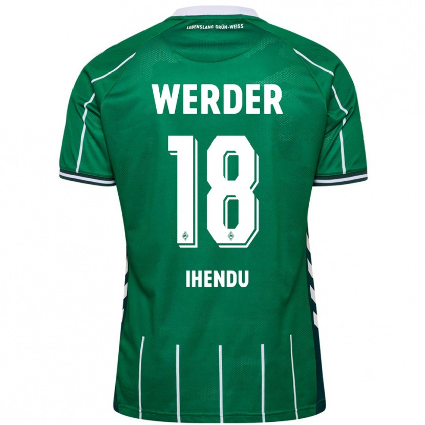 Danxen Damen Daniel Ihendu #18 Grün Weiß Heimtrikot Trikot 2025/26 T-Shirt Schweiz