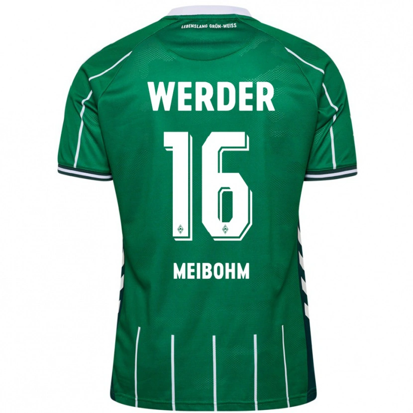 Danxen Damen Joel Meibohm #16 Grün Weiß Heimtrikot Trikot 2025/26 T-Shirt Schweiz