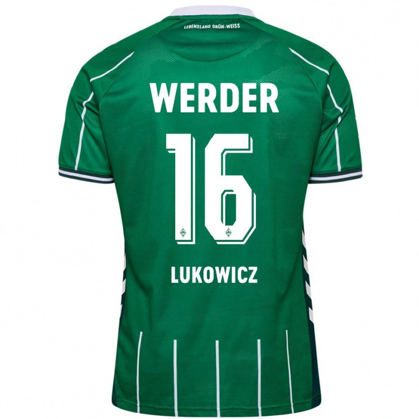 Danxen Damen Maik Lukowicz #16 Grün Weiß Heimtrikot Trikot 2025/26 T-Shirt Schweiz