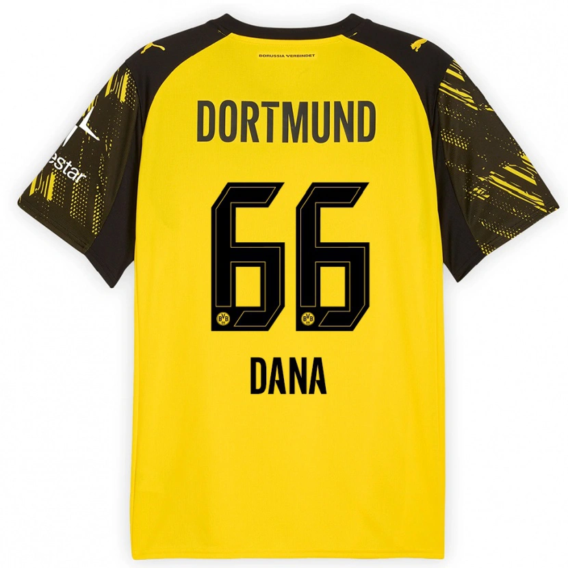 Danxen Damen Bleckmann Dana #66 Gelb Schwarz Heimtrikot Trikot 2025/26 T-Shirt Schweiz