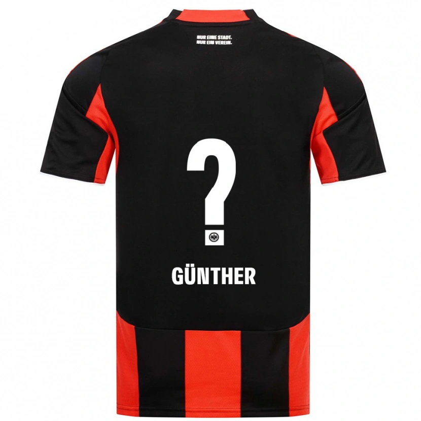 Danxen Damen Aaron Günther #0 Schwarz Rot Heimtrikot Trikot 2025/26 T-Shirt Schweiz