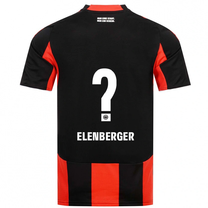 Danxen Damen Samuel Elenberger #0 Schwarz Rot Heimtrikot Trikot 2025/26 T-Shirt Schweiz